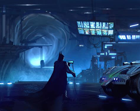 X Batman Batmobile Dc X Resolution Wallpaper Hd