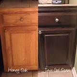 Wood Stain Kitchen Cabinets Photos
