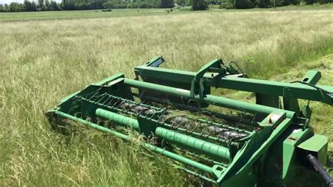 Cutting Hay With A 4020 Youtube