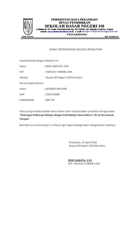 Contoh Surat Keterangan Riset Penelitian Surat Keterangan Desain The