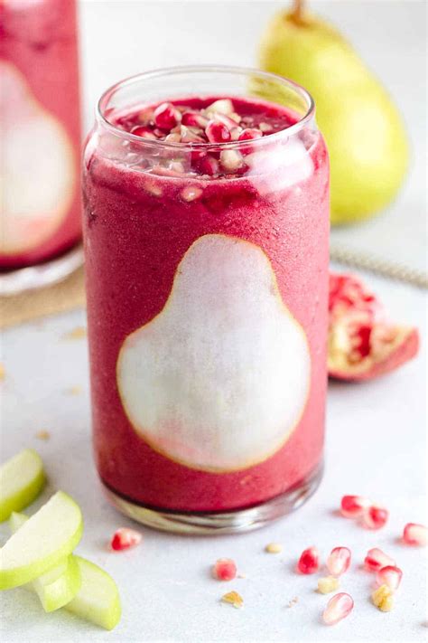 Pomegranate Smoothie Recipe Jessica Gavin