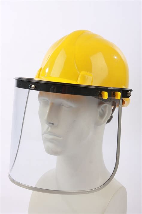 Wide Field Face Shield With Hard Hat Protection Sets China Face
