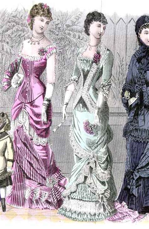 Vintage Victorian 1880s Evening Dress