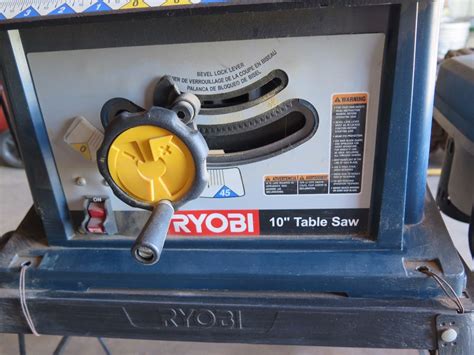 Ryobi 10 Inch Table Saw And Ryobi Dp102l Drill Press