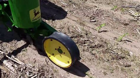 Planting Missed Spots With 1 Row Corn Planter Youtube