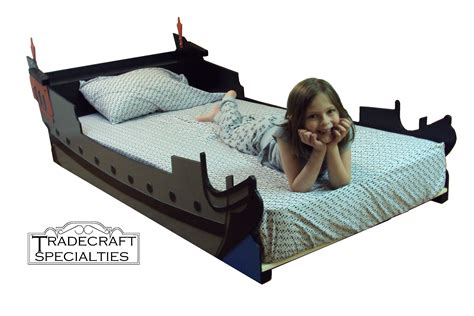 Pirate Ship Twin Bed Nautical Bedding Kid Beds Twin Bed