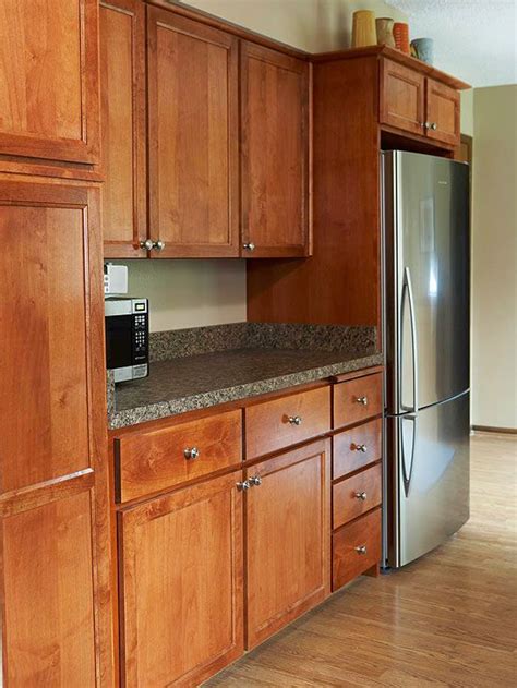 The cabinet hardware such as handles, and hinges are often replaced. Budget Friendly Kitchen Ideas | Kitchen design, Refacing ...