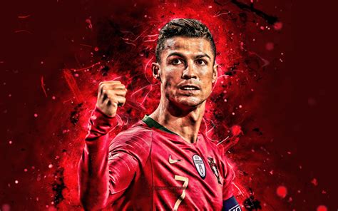 Download Wallpapers 4k Cristiano Ronaldo 2019 Portugal National Team