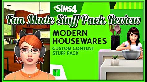 Modern Housewares Fan Made Stuff Pack Review The Sims 4 Youtube 65016