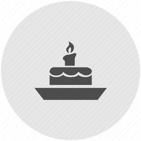 Birthday Cake Candle Cupcake Dessert Food Icon