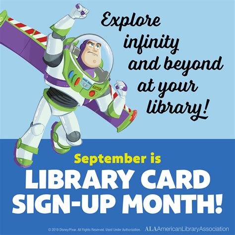 September Is Library Card Sign Up Month Library Card Library Book