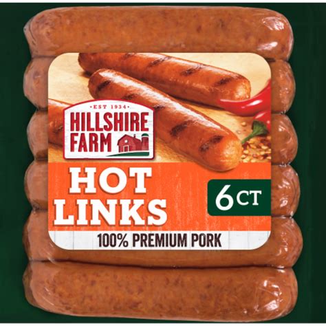 Hillshire Farm Hot Smoked Sausage Links 6 Ct 14 Oz Fred Meyer