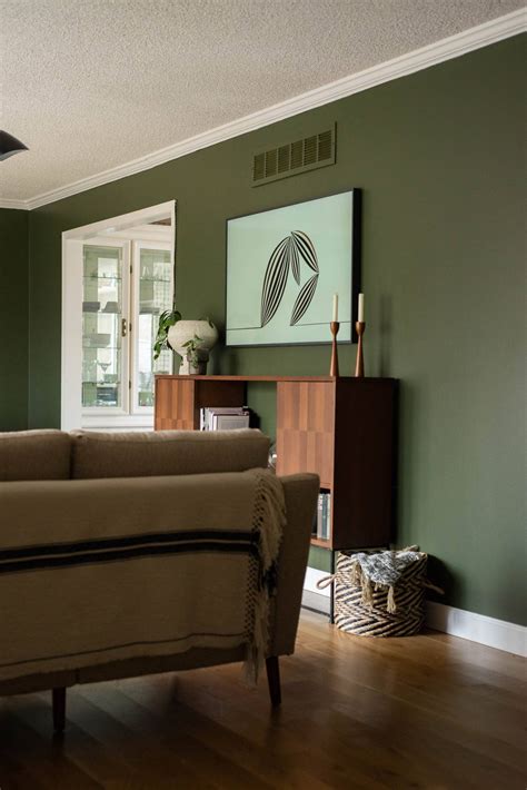 My Green Living Room With Dark Green Paint Living Room Green Green