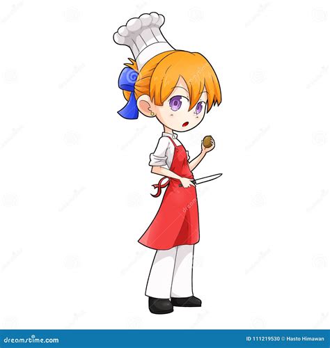 Anime Chef Stock Photo Illustration Of Cute Anime 111219530