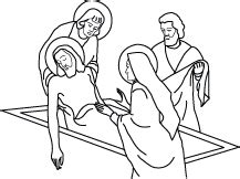 14 stations of the cross Colouring Pages (page 2)  Cross coloring page