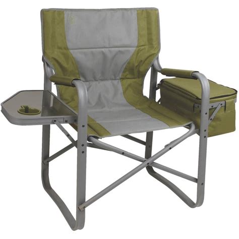 Coleman Aluminum Directors Camping Chair With Side Table And Cooler