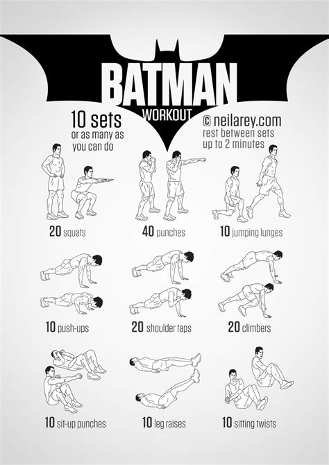 New Year Workout Introducing The Batman Workout Which Will Help You