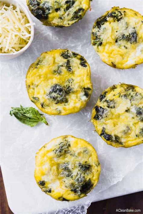 Mini Frittatas With Spinach Freezer Friendly Gluten Free And Paleo