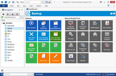 Features access remote resources from windows virtual desktop connect remotely through a remote desktop gateway Remote Desktop Manager Free Download Full Version With Crack