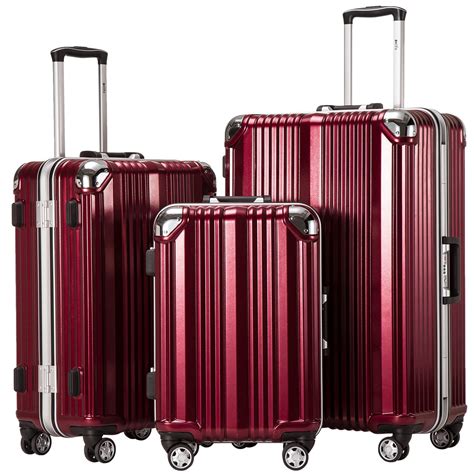 Aluminium Frame Suitcase 3 Piece Set Luggage Tsa Lock Offer