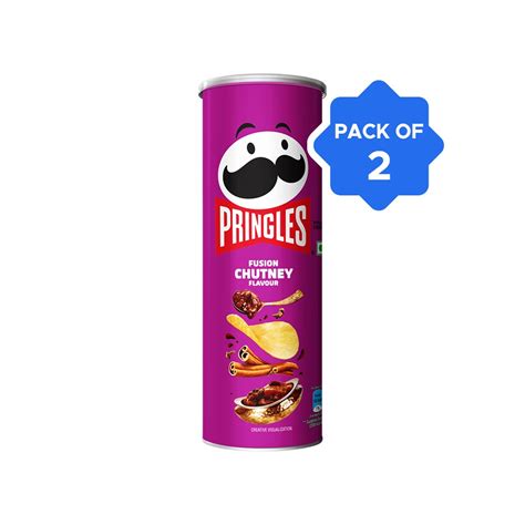 Pringles Fusion Chutney Flavour Potato Chips Pack Of 2 Price Buy
