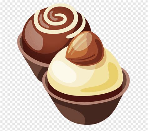 Eisbecher Schokoladenkuchen Schokoladenpudding Exquisiter