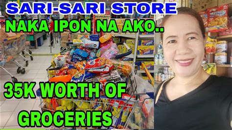 Sari Sari Store Business 35k Worth Of Items Paano Ako Naka Ipon