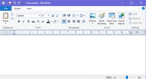 Help With Wordpad In Windows 10