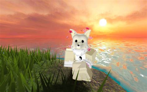 Roblox Gorgeous Sunset And Ocean Background By Pizzathefox On Deviantart