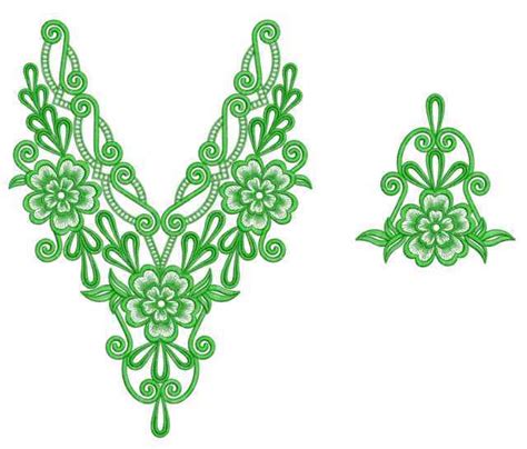 Arabic Neck Embroidery Designs
