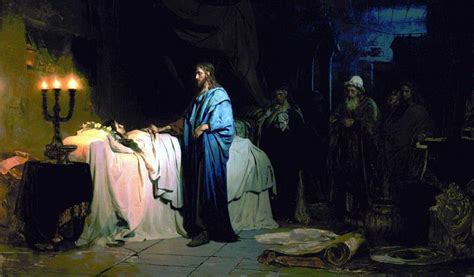 Resurrection Of Jairuss Daughter 1 — Ilya Repin