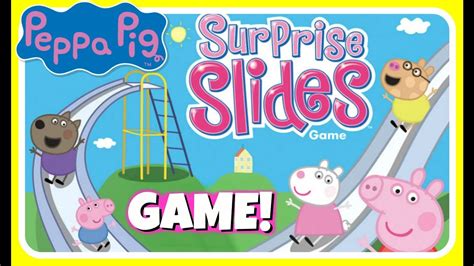 Peppa Pig Surprise Slides Game New Peppa Pig And George Pig Nick Jr