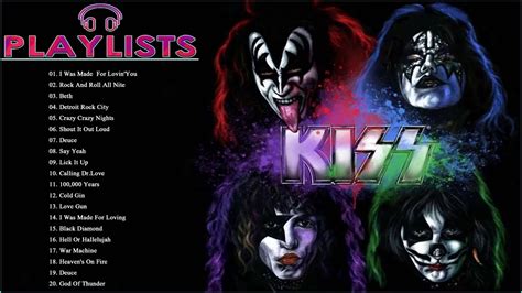 Kiss 💋 Greatest Hits Full Album Best Of Kiss Playlist Youtube