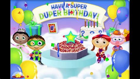 Super Why Cake Maker Birthday Party Cartoon Animation Pbs Kids Game