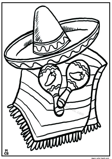 Mexico Coloring Pages At Free Printable Colorings