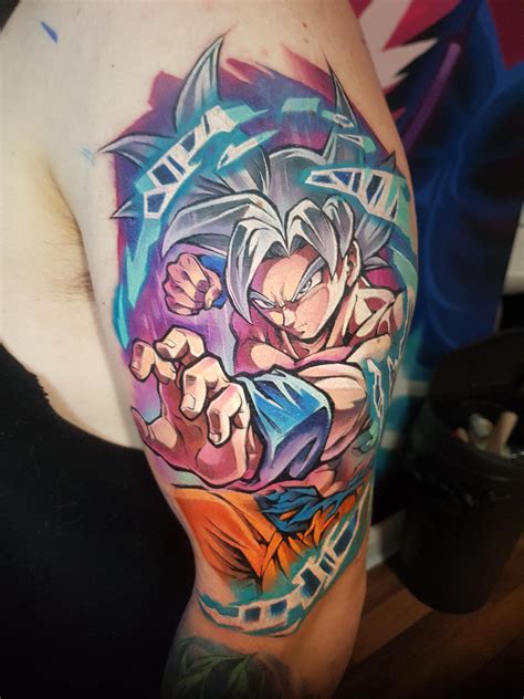 Ultra Instinct Goku Tattoo R Dbz