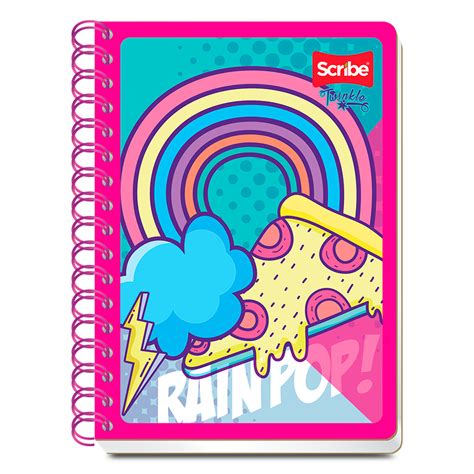 Cuaderno Francesa Scribe Twinkle Cuadro Grande 100 Hojas Office Depot