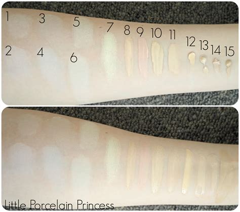 Little Porcelain Princess: Sunday Swatches: Concealer Swatches