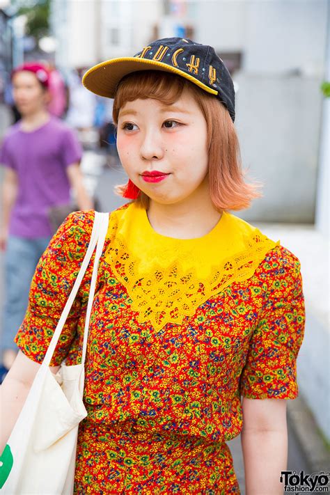 Harajuku Girls In Floral And Gingham From Grapefruit Moon San Biki No