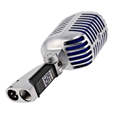 Micrófono Vocal Shure Super55 Estilo Retro De Mano Audio Mundo