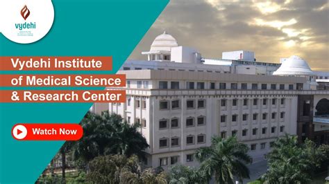 vydehi institute of medical science and research center introduction youtube
