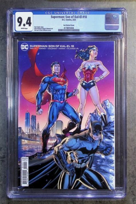 Superman Son Of Kal El 18 2023 Dc Comics Jim Lee Variant Cgc 94