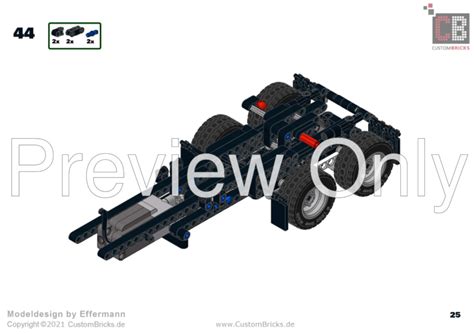 Lego Moc Custom Cb 42128 Long Haul Truck Black By Custombricksde