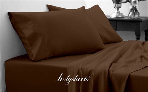 Brown Holysheets Set Luxury 1500 Collection Holy Sheets Usa