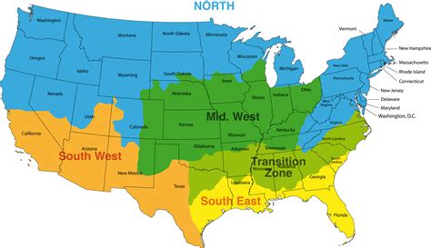 Zone Map Midwest United States Like Success Clipart Best Clipart Best