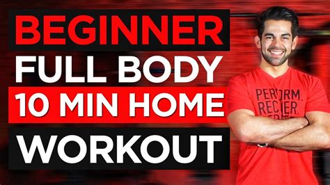 10 Minute Beginner Full Body Workout 10 Min Home Workout For