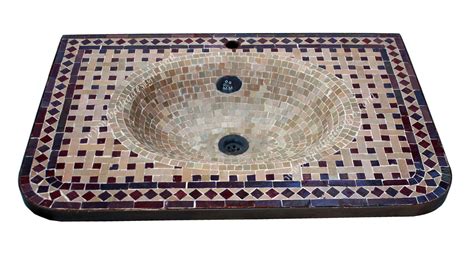 Moroccan Mosaic Tile Sink From Badia Design Inc