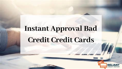 It's a secured card, so you're in control of your overall credit. Instant Approval Bad Credit Credit Cards - 3 Ways To ...
