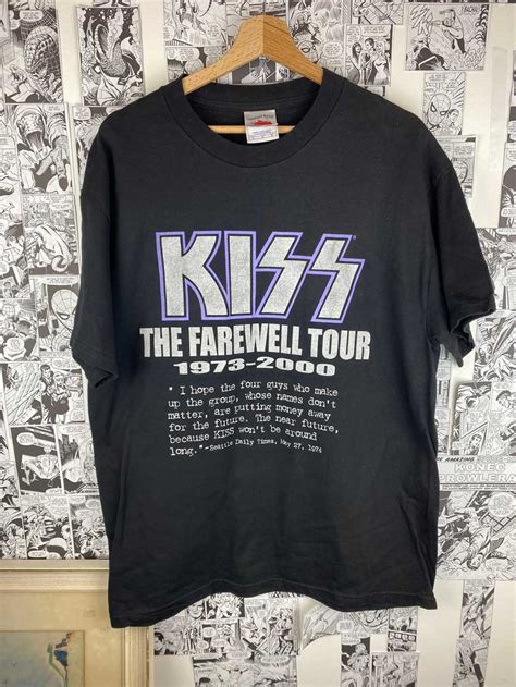 Band Tees Vintage Vintage Kiss The Farewell Tour Gem