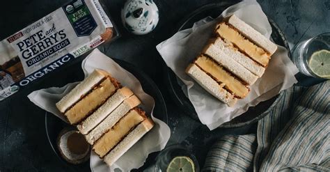 Breaded chicken cutlet served with steamed rice, drizzled with katsu sauce and spicy mayo. Egg Katsu Sando | Pete and Gerry's Organic Eggs | Recipe ...